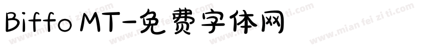 Biffo MT字体转换